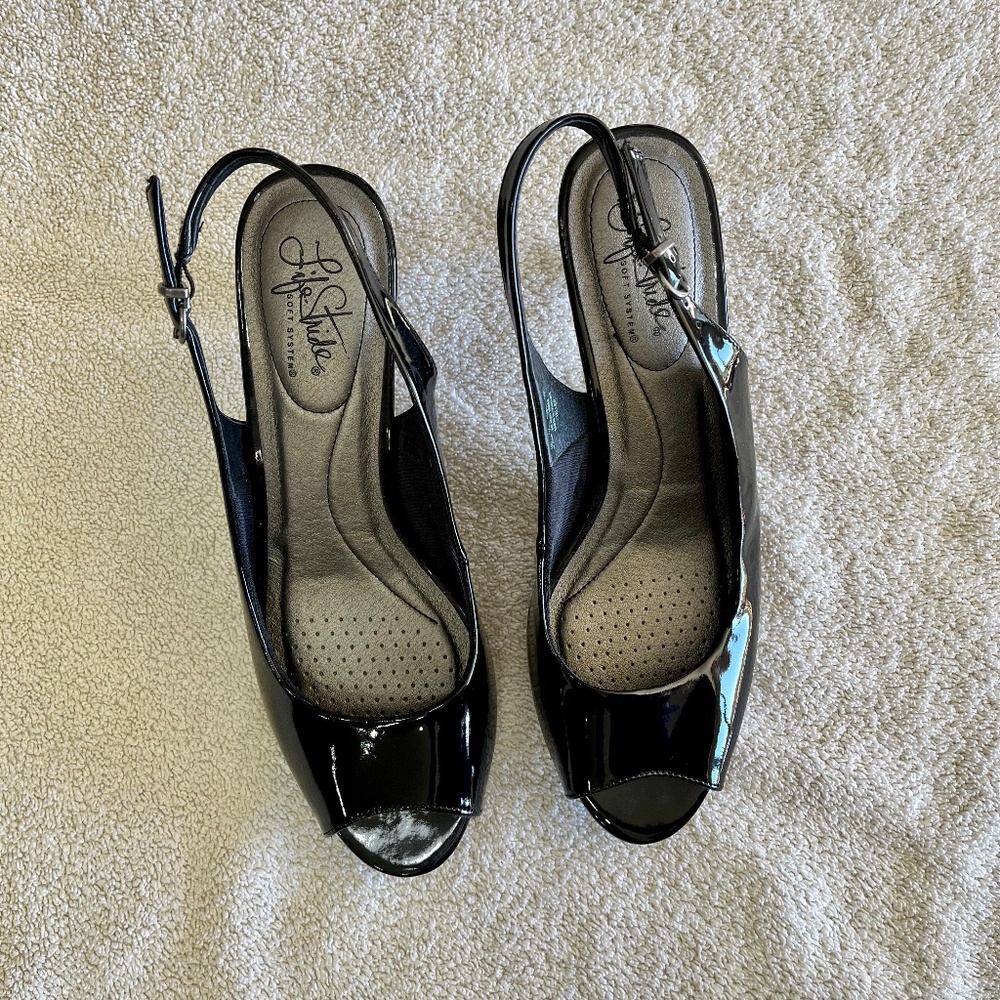LifeStride Slingback Dress Heels “Teller” - Size 9.5
